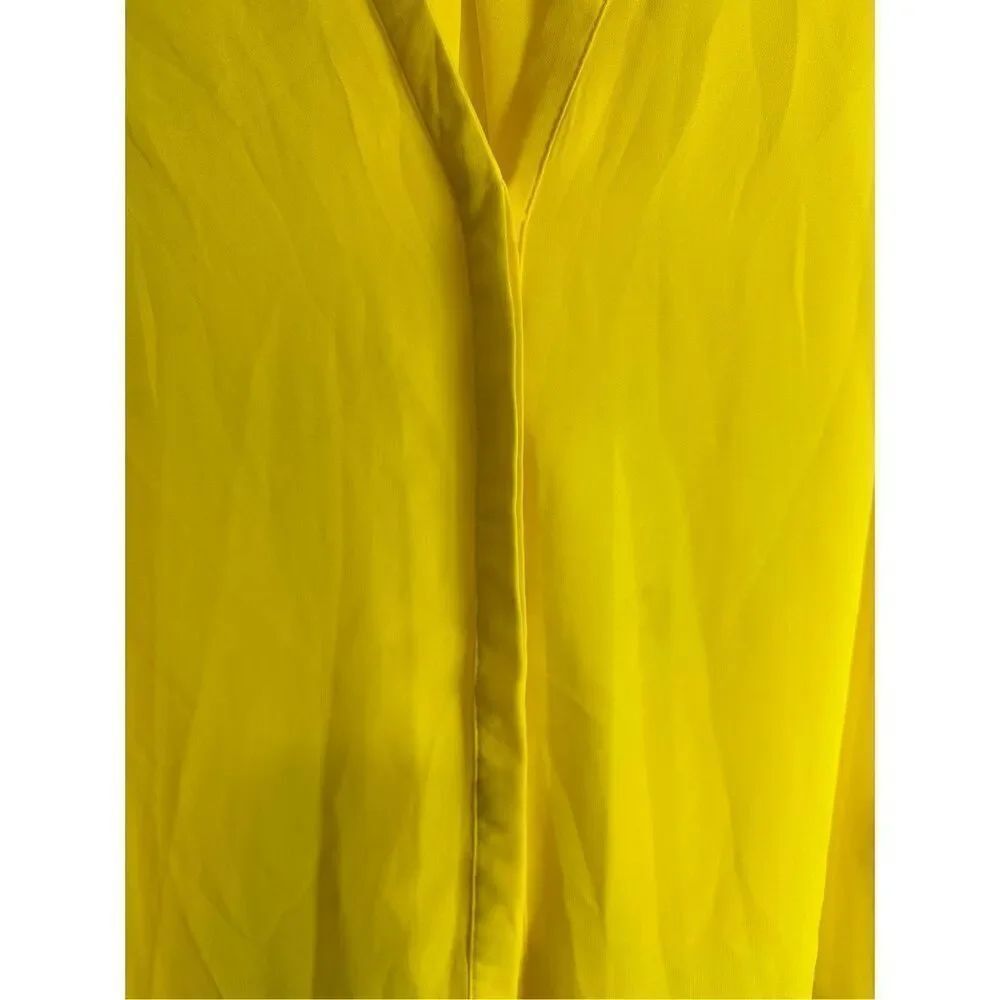 Yellow H&M button up blouse - Picture 8 of 8